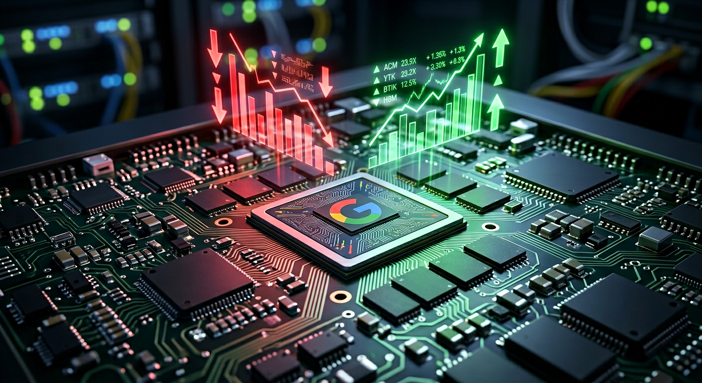 Google AI Breakthrough Splits Memory Chip Stocks, Signaling a Shift in AI Hardware Demand